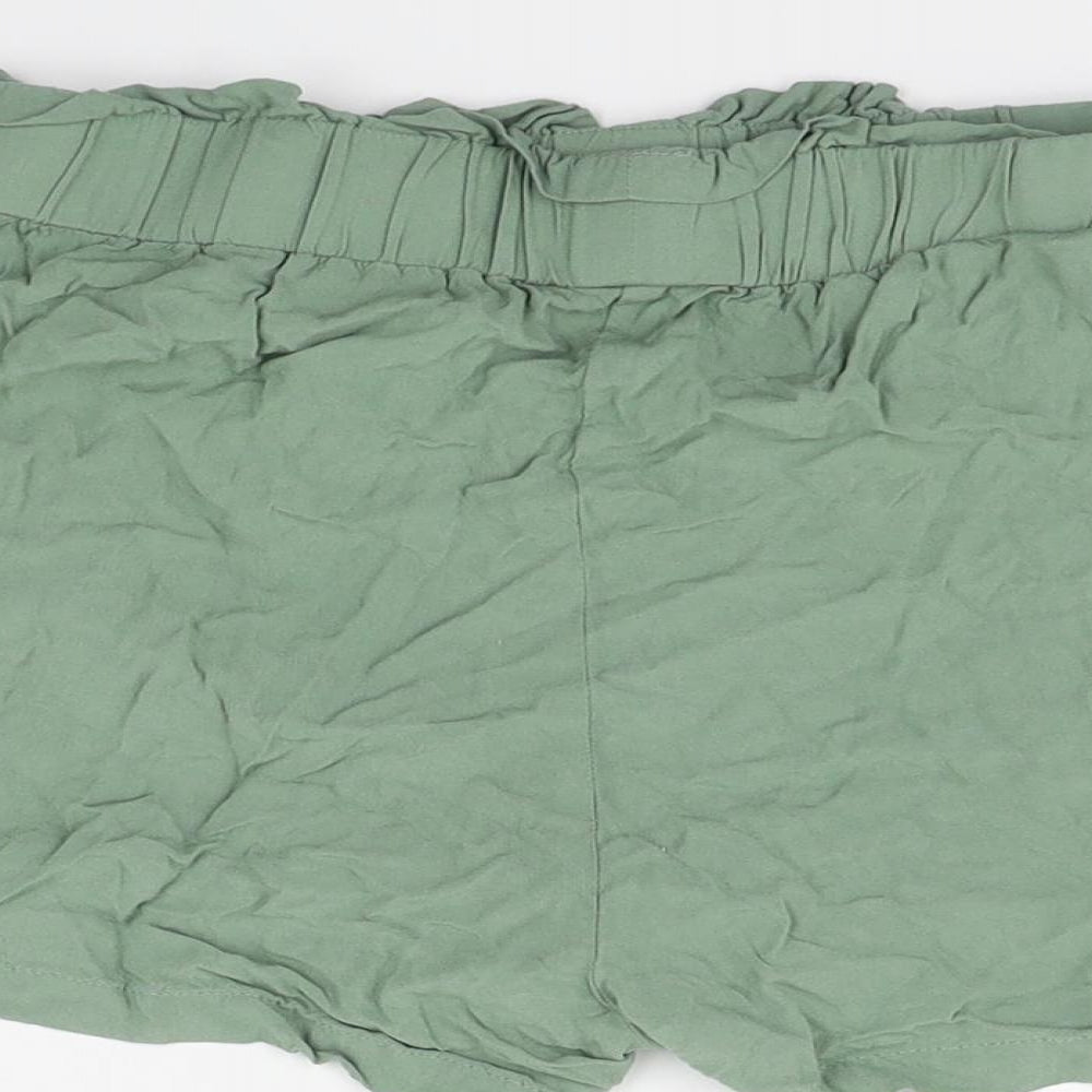 Primark Womens Green   Cut-Off Shorts Size 10
