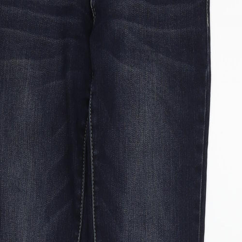 mbj Womens Blue   Straight Jeans Size 34 in L28 in