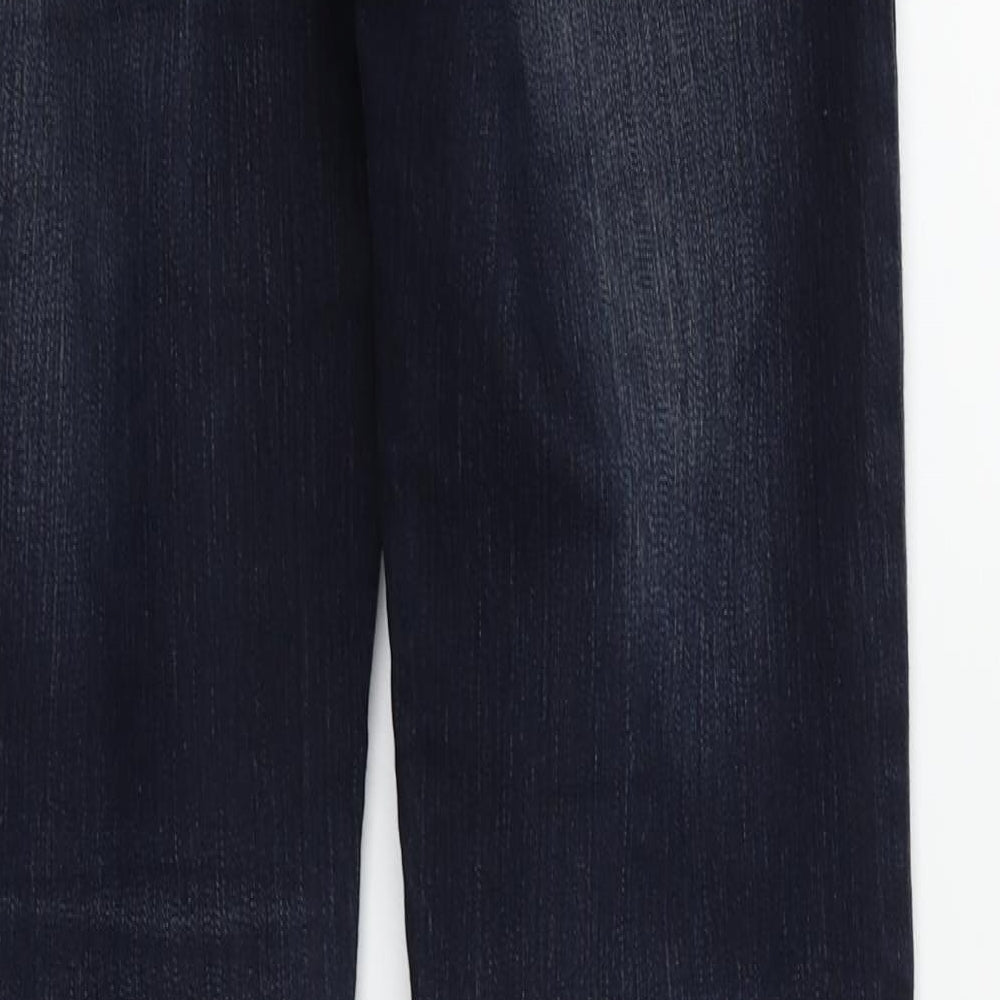 mbj Womens Blue   Straight Jeans Size 34 in L28 in