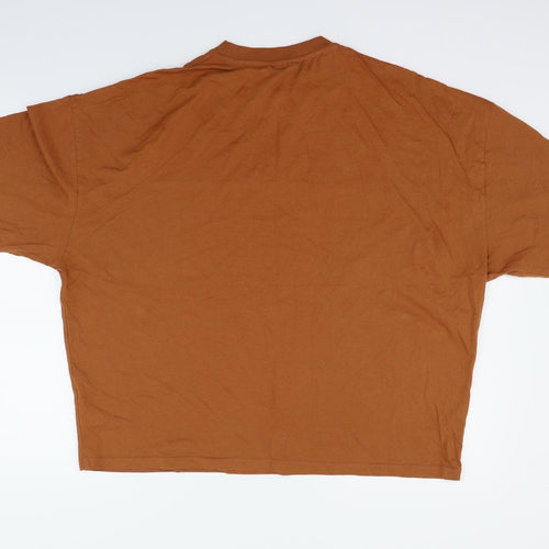 ASOS Womens Orange   Basic T-Shirt Size L