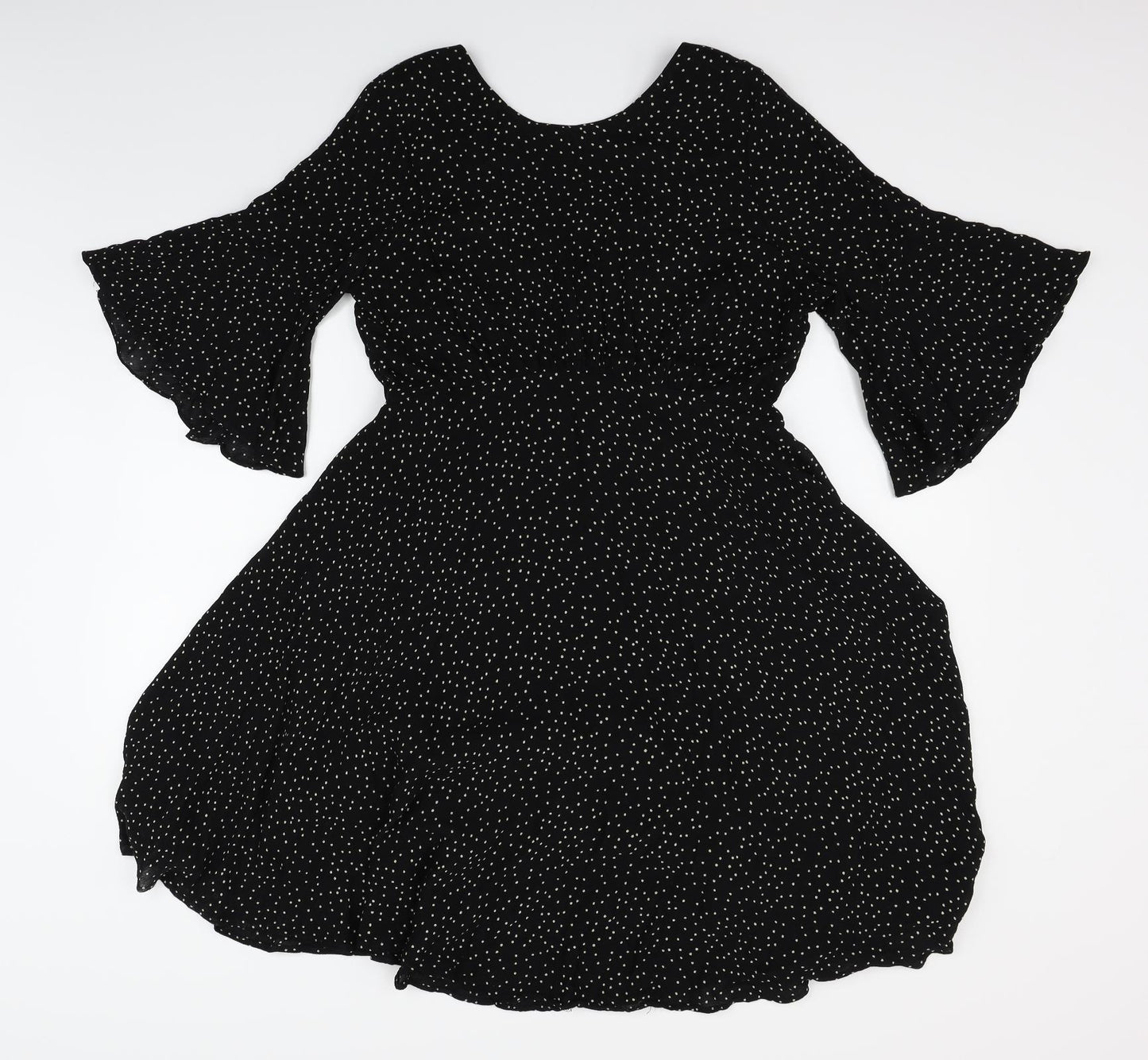 Marks and Spencer Womens Black   Fit & Flare  Size 14