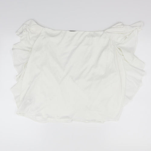 Marks and Spencer Womens White   Basic T-Shirt Size 14
