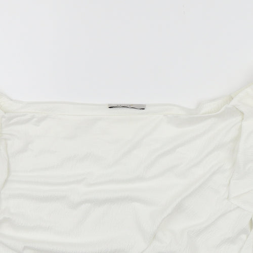 Marks and Spencer Womens White   Basic T-Shirt Size 14