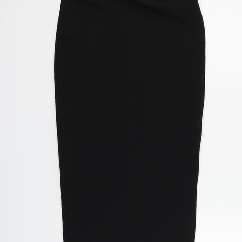 Papaya Womens Black   Flare Skirt Size 8