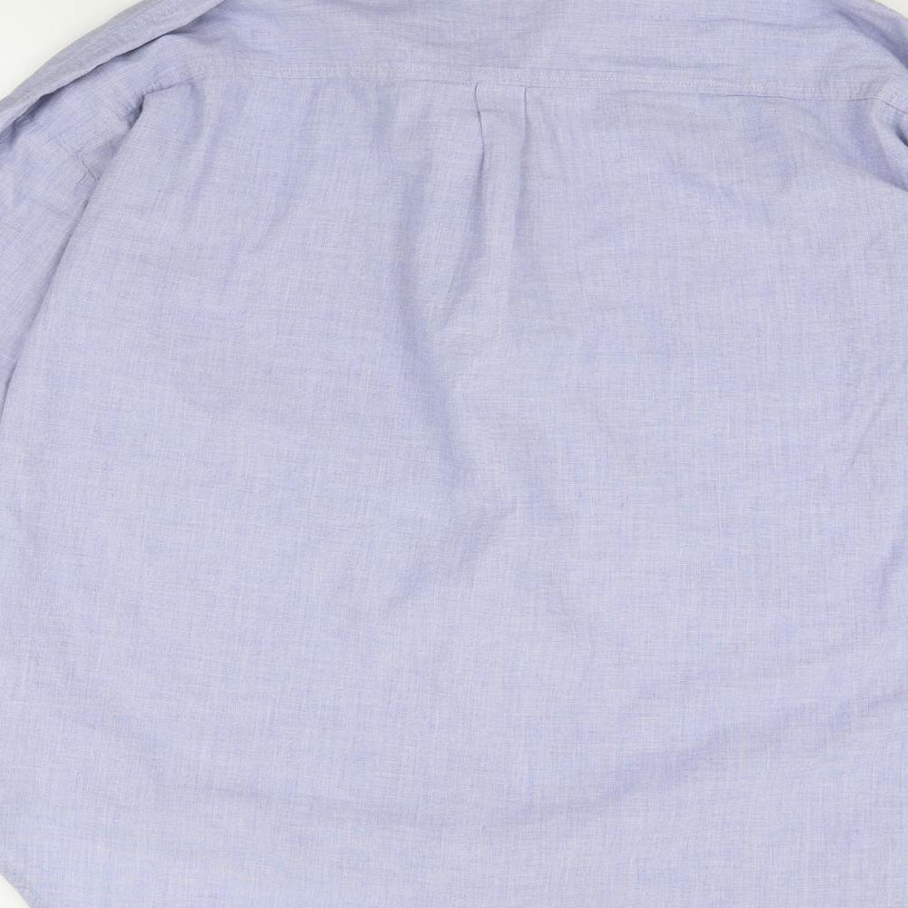 NEXT Womens Blue   Basic Button-Up Size 14