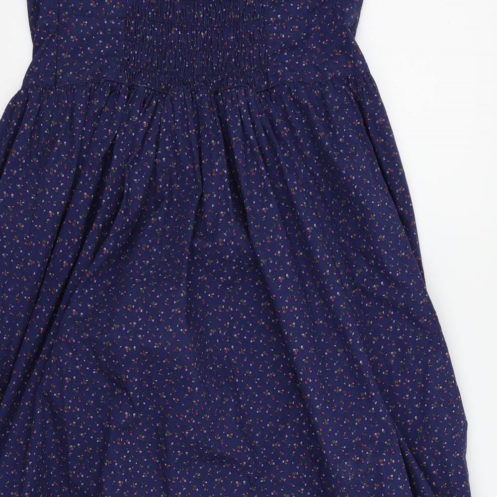 Atmosphere Womens Blue Floral  Fit & Flare  Size 16