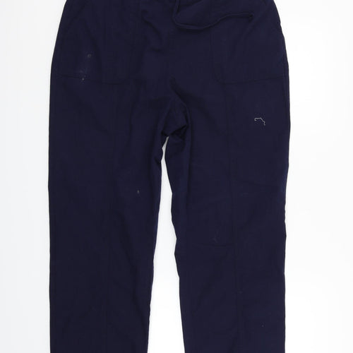 EWM Womens Blue   Trousers  Size 32 in L26 in