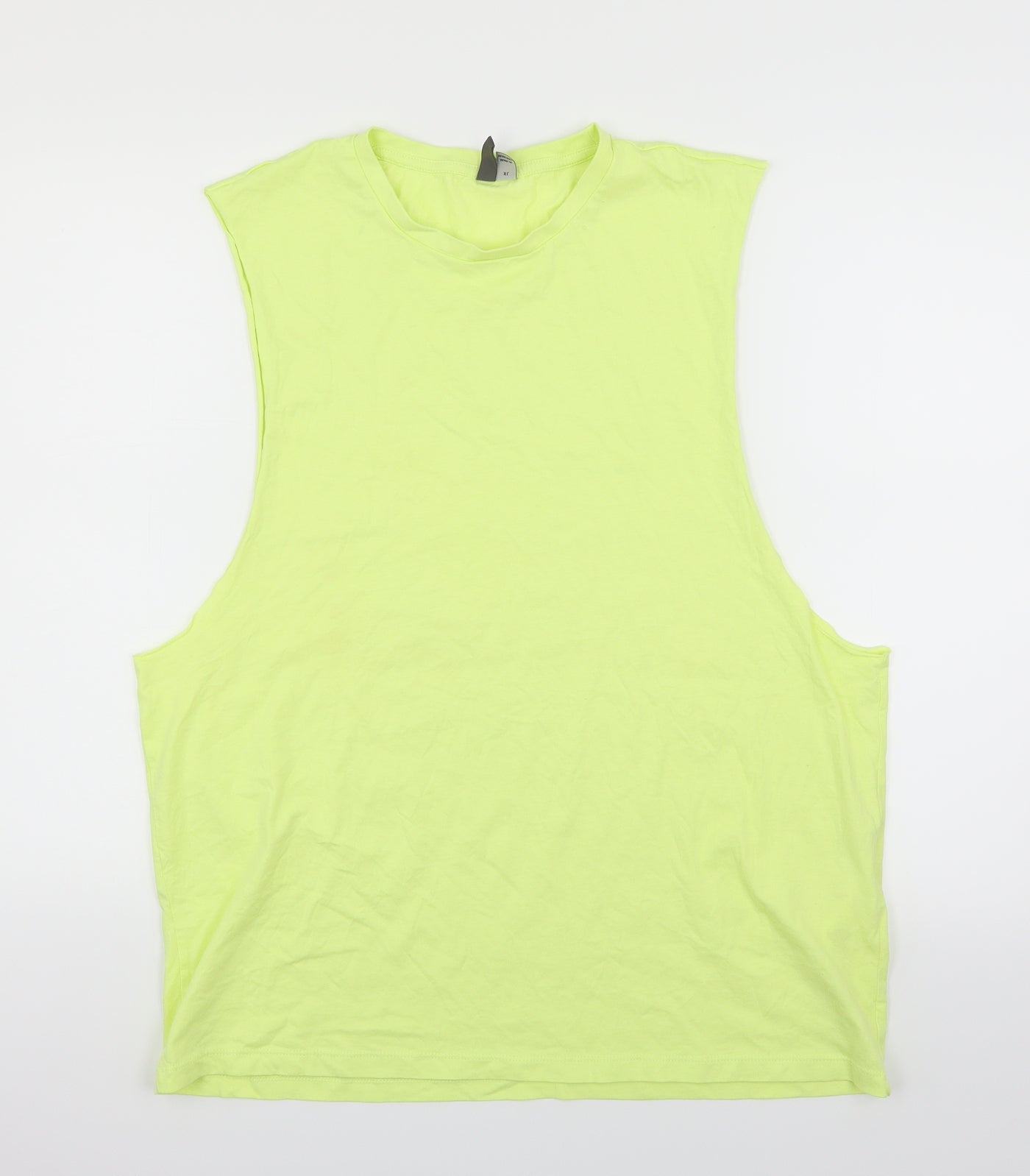 ASOS Womens Yellow   Basic T-Shirt Size XL