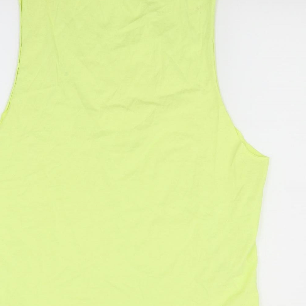 ASOS Womens Yellow   Basic T-Shirt Size XL