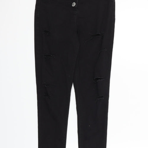 Candy Womens Black   Trousers  Size 12 L24 in