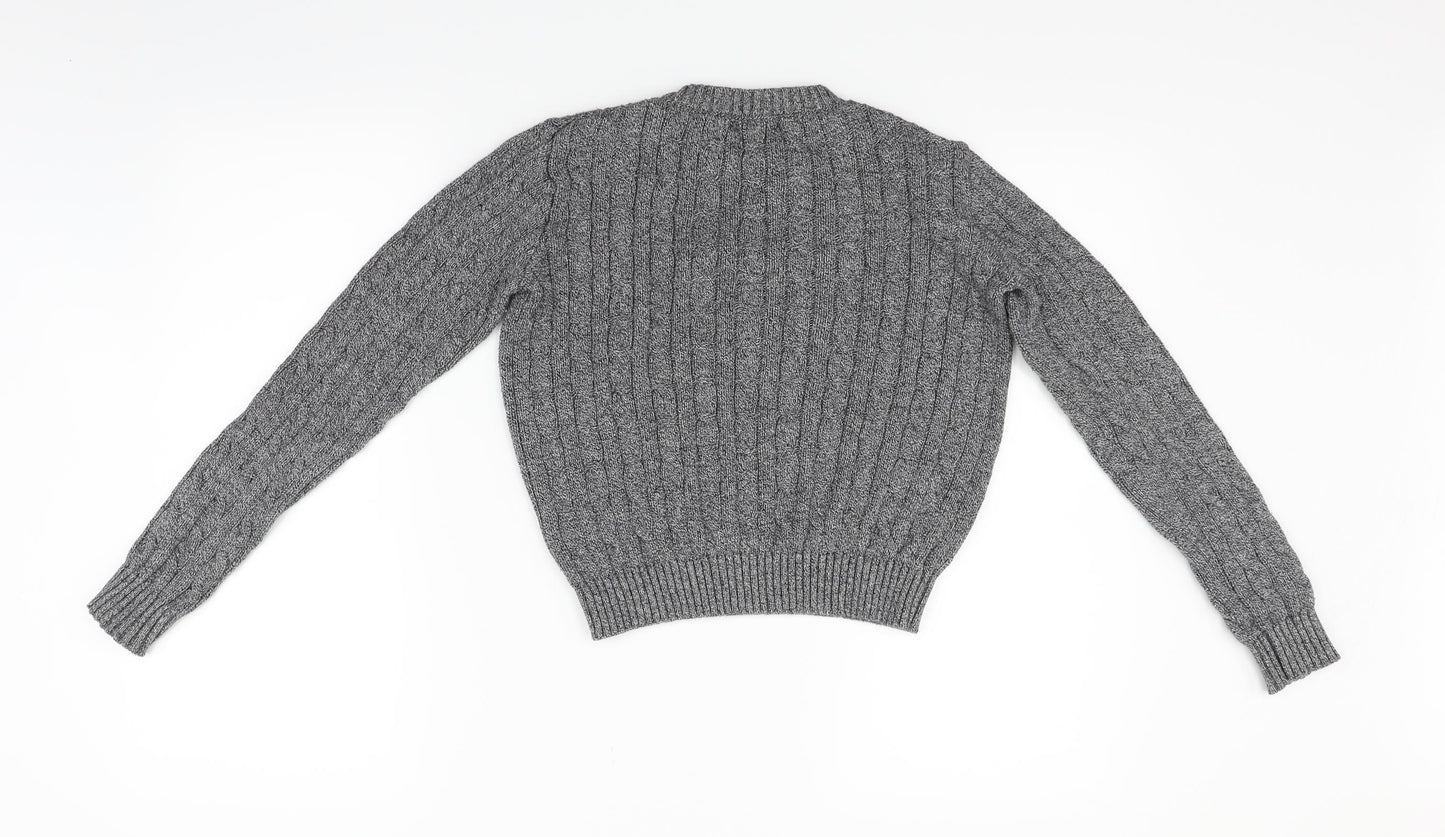 American Apparel Womens Grey   Pullover Jumper Size S