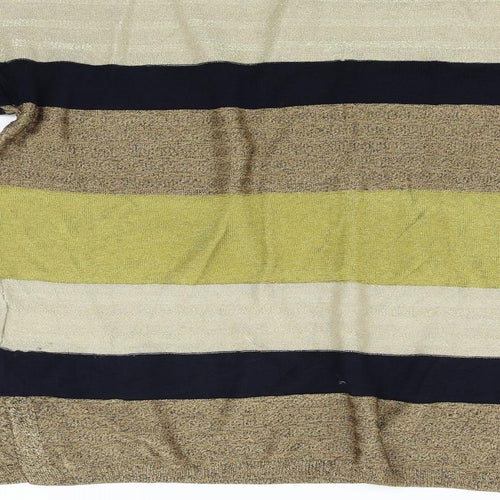 NEXT Womens Yellow Striped  Pullover Jumper Size 6