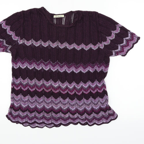 bertertex Womens Purple   Vest Jumper Size 14