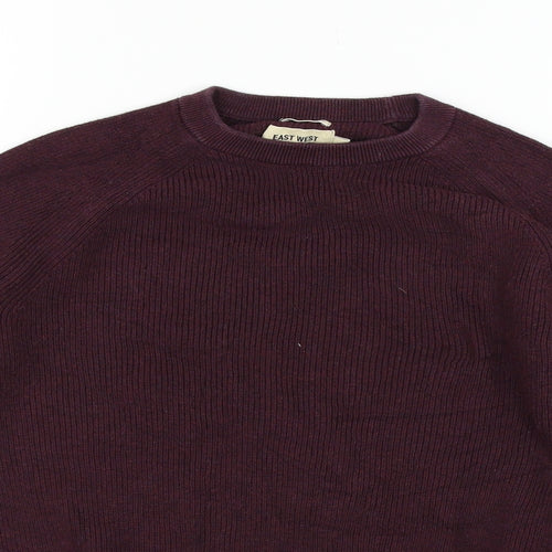 East West Womens Purple   Pullover Jumper Size XS