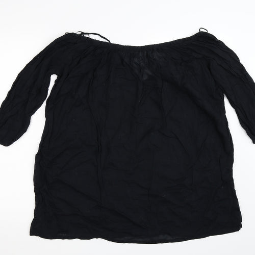 F&F Womens Black   Basic Blouse Size S