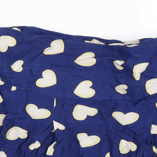 Therapy Womens Blue Polka Dot  Hot Pants Shorts Size 8