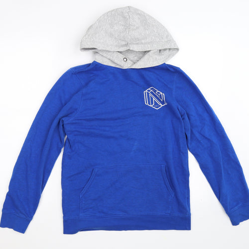 H&M Boys Blue   Pullover Hoodie Size 12-13 Years  - NINETY