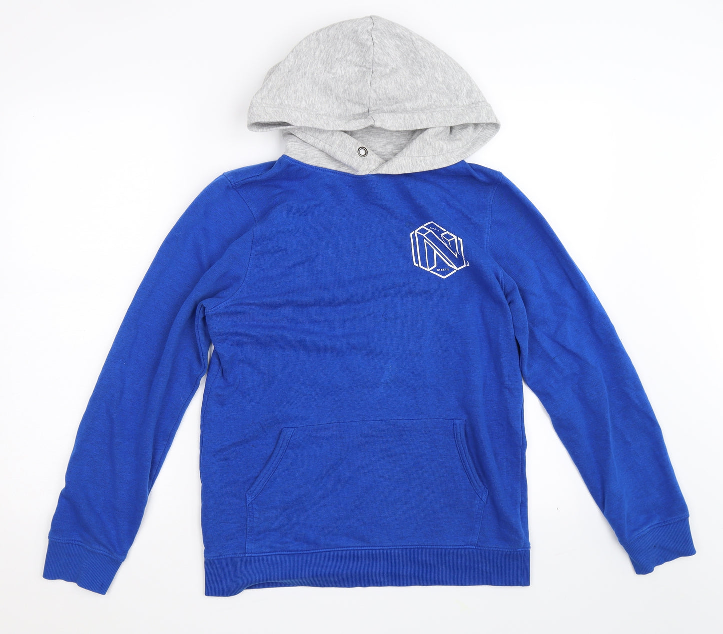 H&M Boys Blue   Pullover Hoodie Size 12-13 Years  - NINETY