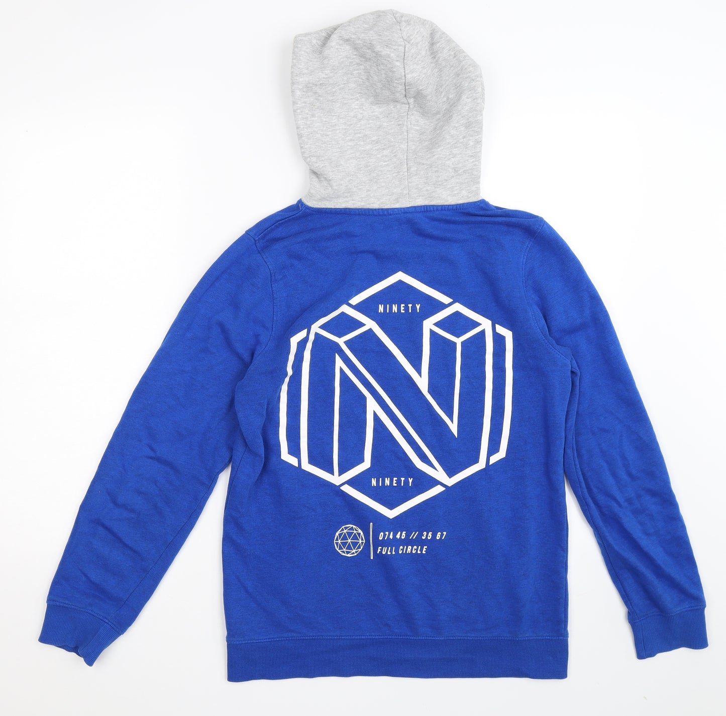 H&M Boys Blue   Pullover Hoodie Size 12-13 Years  - NINETY