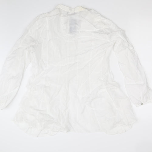 Principles Womens White   Basic Button-Up Size 16