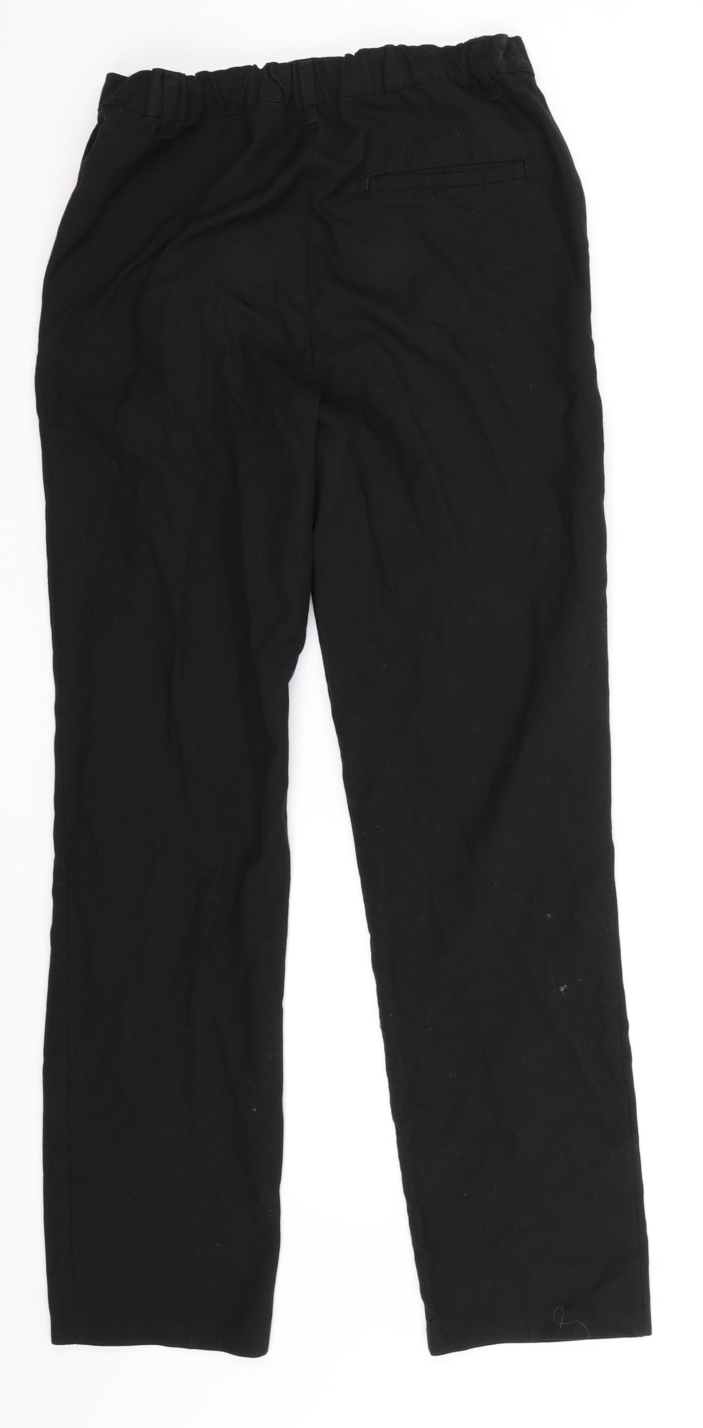 M&S Boys Black   Chino Trousers Size 13-14 Years