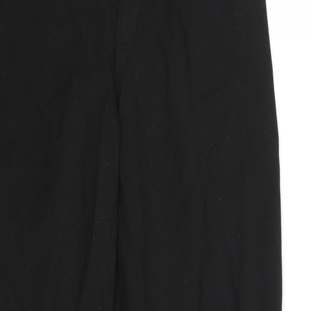 M&S Boys Black   Chino Trousers Size 13-14 Years