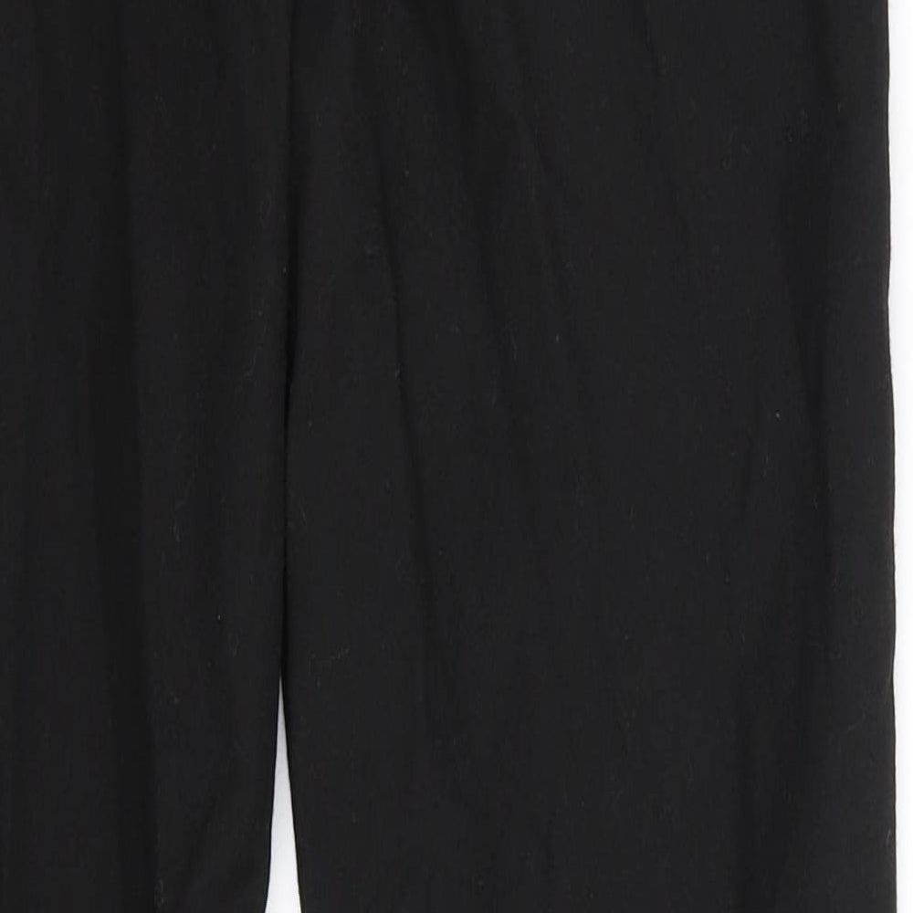 M&S Boys Black   Chino Trousers Size 13-14 Years