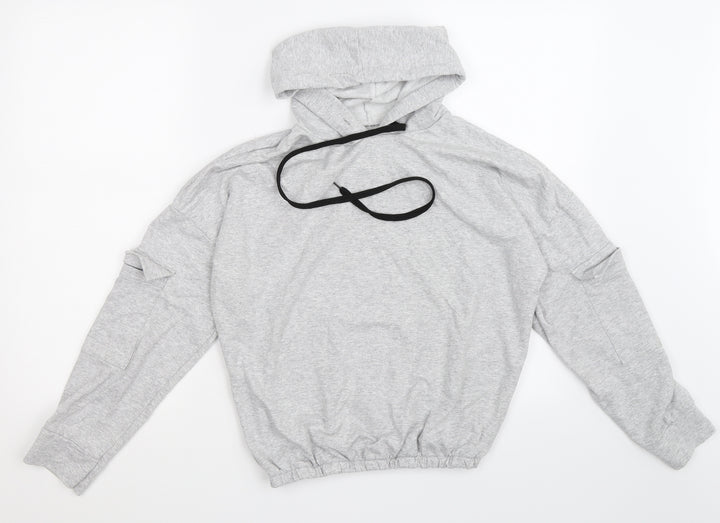 Preworn Womens Grey   Pullover Hoodie One Size