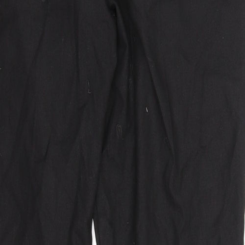 NEXT Womens Black   Trousers  Size 8 L26 in
