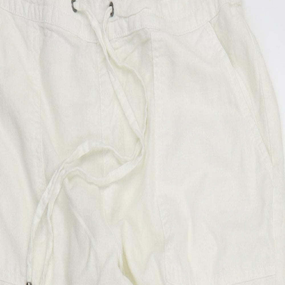 Atmosphere Womens White   Trousers  Size 12 L20 in