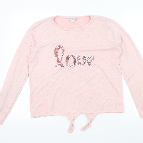 Primark Girls Pink   Pullover Jumper Size 15-16 Years  - love