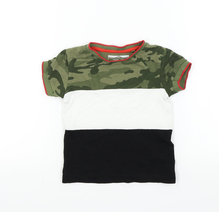 NEXT Baby Multicoloured Striped Basic T-Shirt Size 12-18 Months