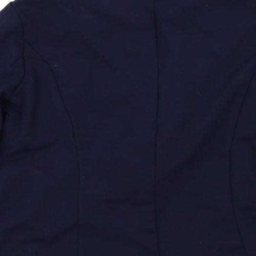 New Look Womens Blue Houndstooth  Jacket  Size 12