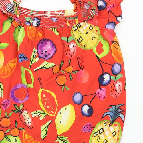 NEXT Girls Multicoloured Geometric  Basic Blouse Size 10 Years