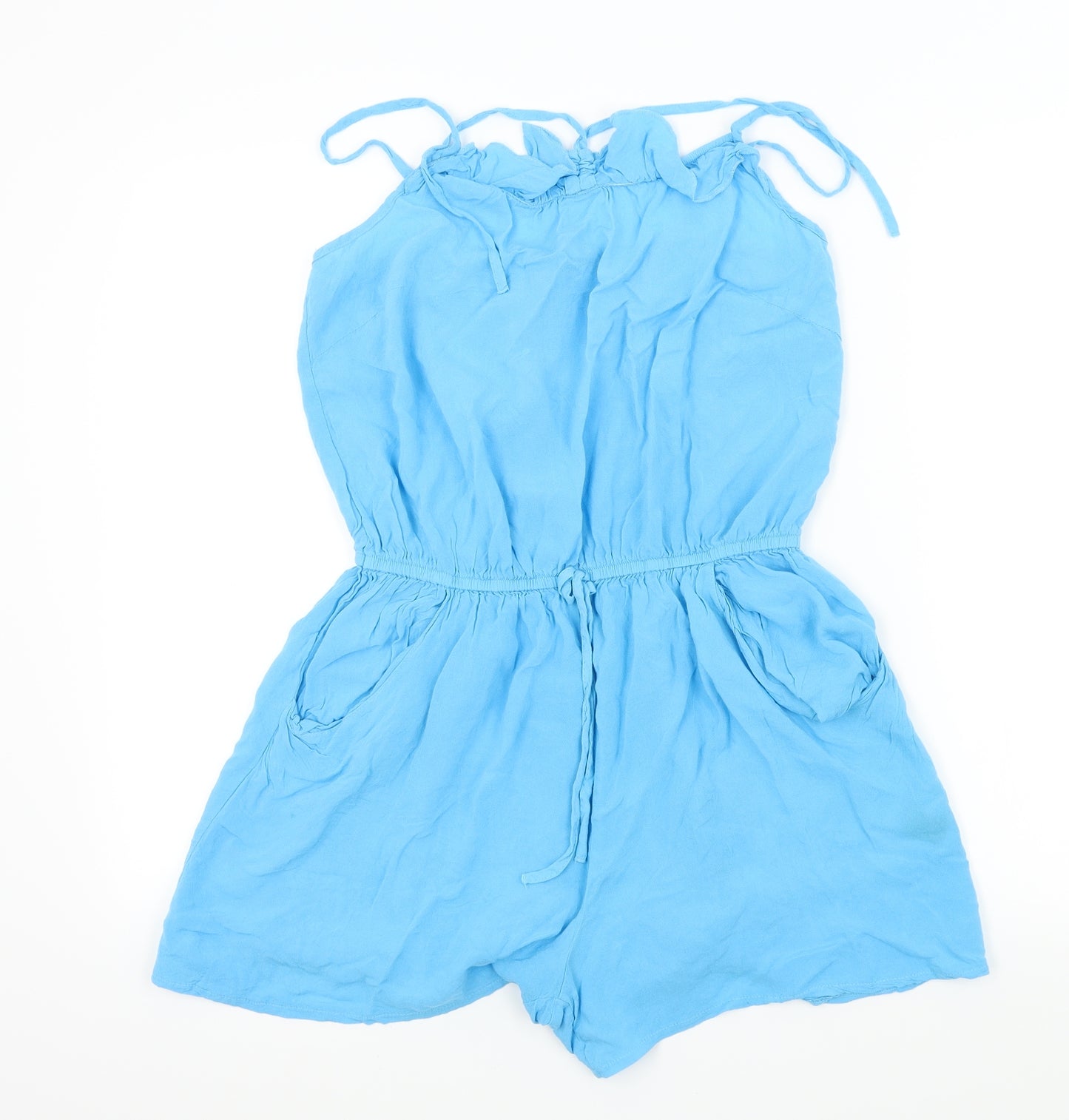George Womens Blue   Shorts One-Piece Size 14