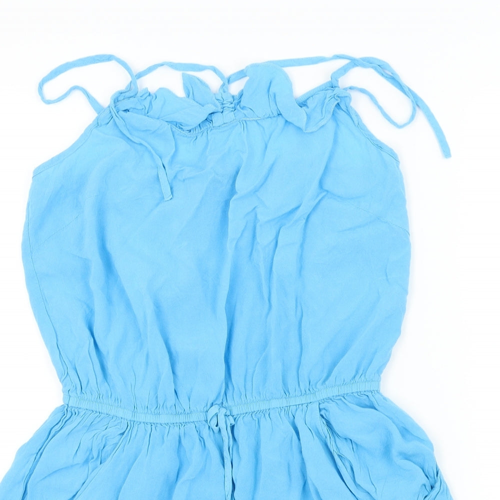 George Womens Blue   Shorts One-Piece Size 14