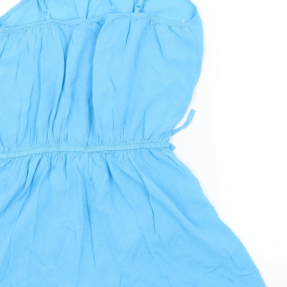 George Womens Blue   Shorts One-Piece Size 14