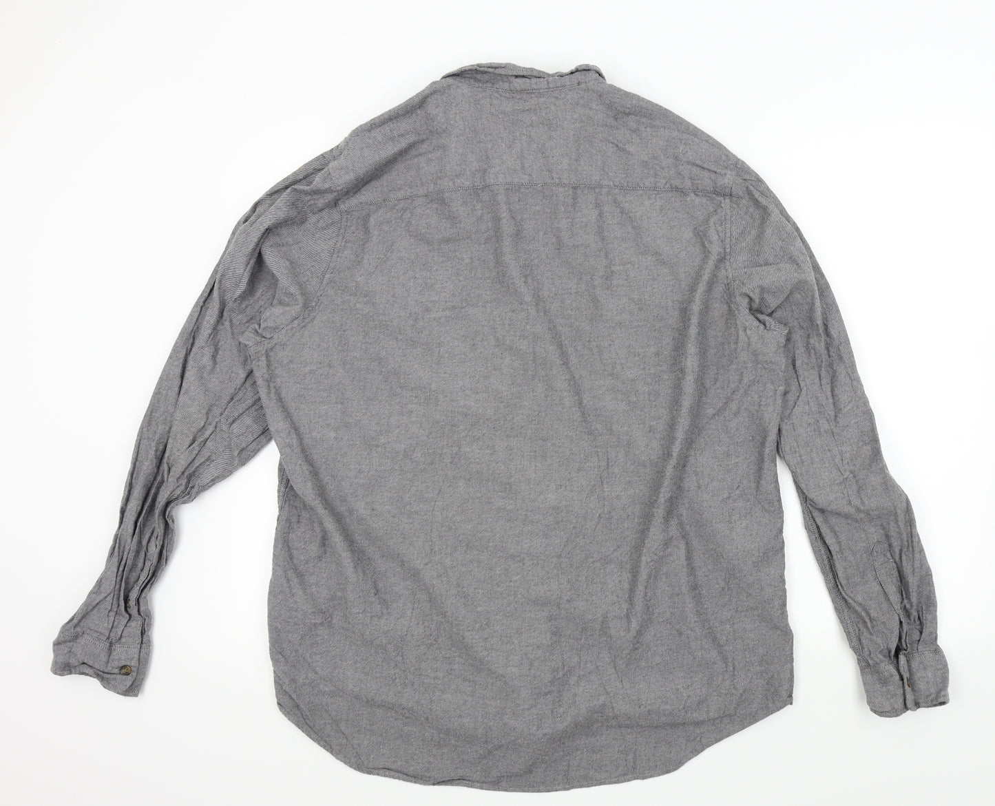 NEXT Mens Grey    Button-Up Size 2XL