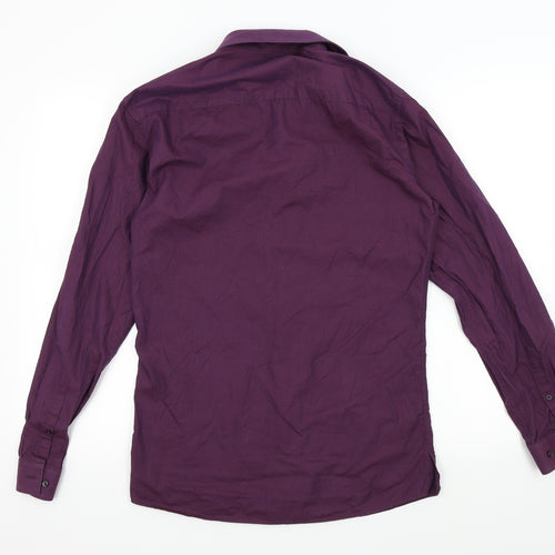 NEXT Mens Purple    Dress Shirt Size 38