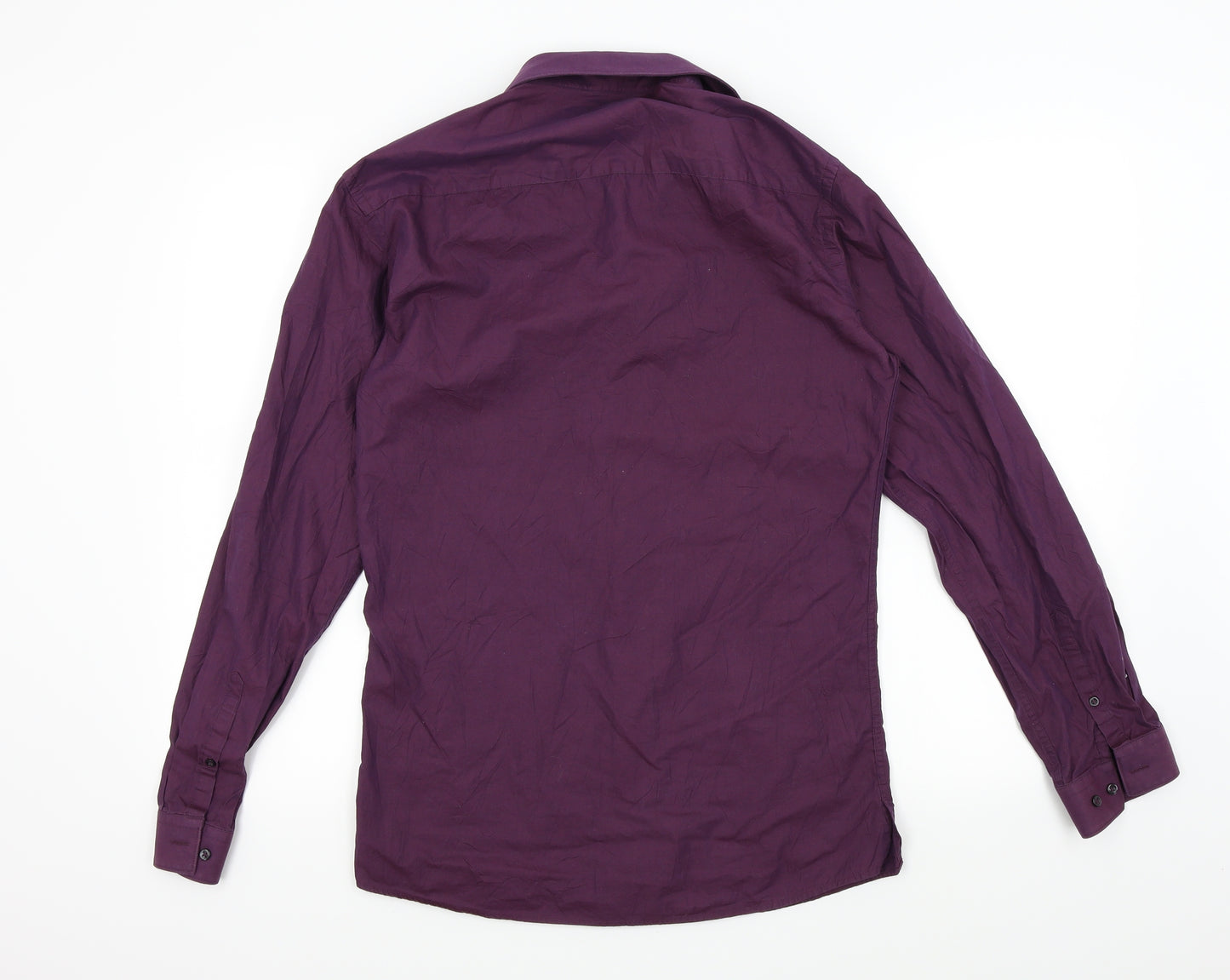 NEXT Mens Purple    Dress Shirt Size 38