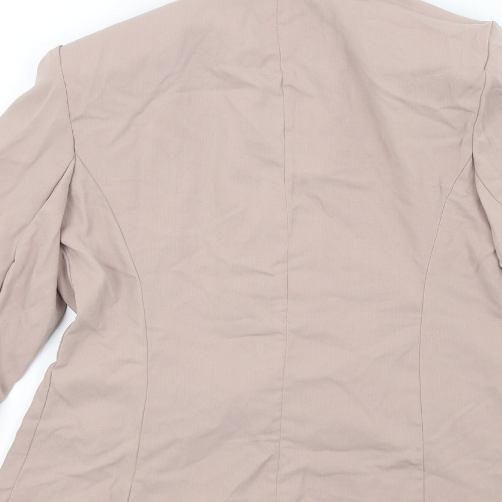 New Look Womens Beige   Gilet Jacket Size 10