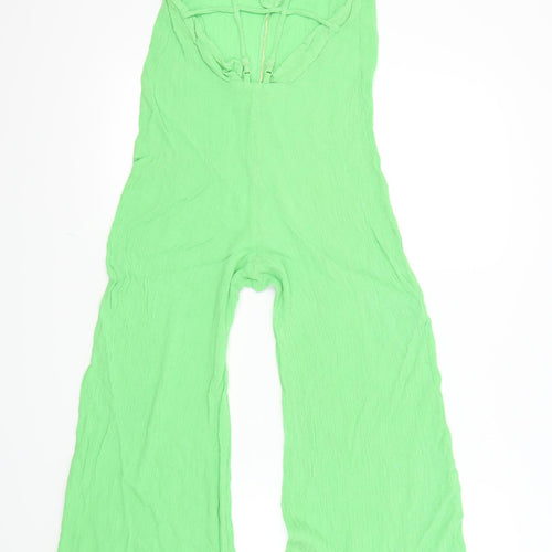 ASOS Womens Green   Playsuit One-Piece Size 10 L25 in