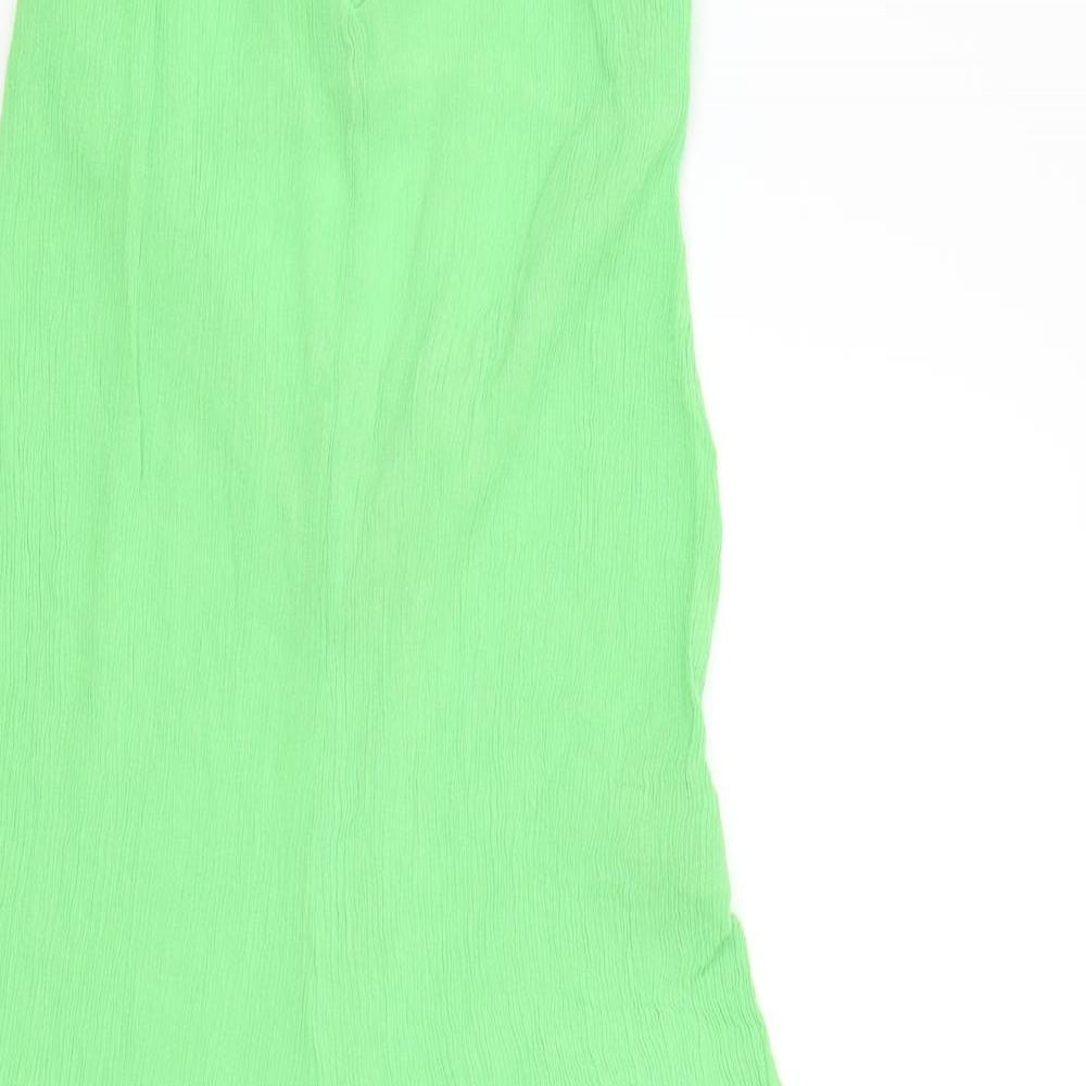 ASOS Womens Green   Playsuit One-Piece Size 10 L25 in