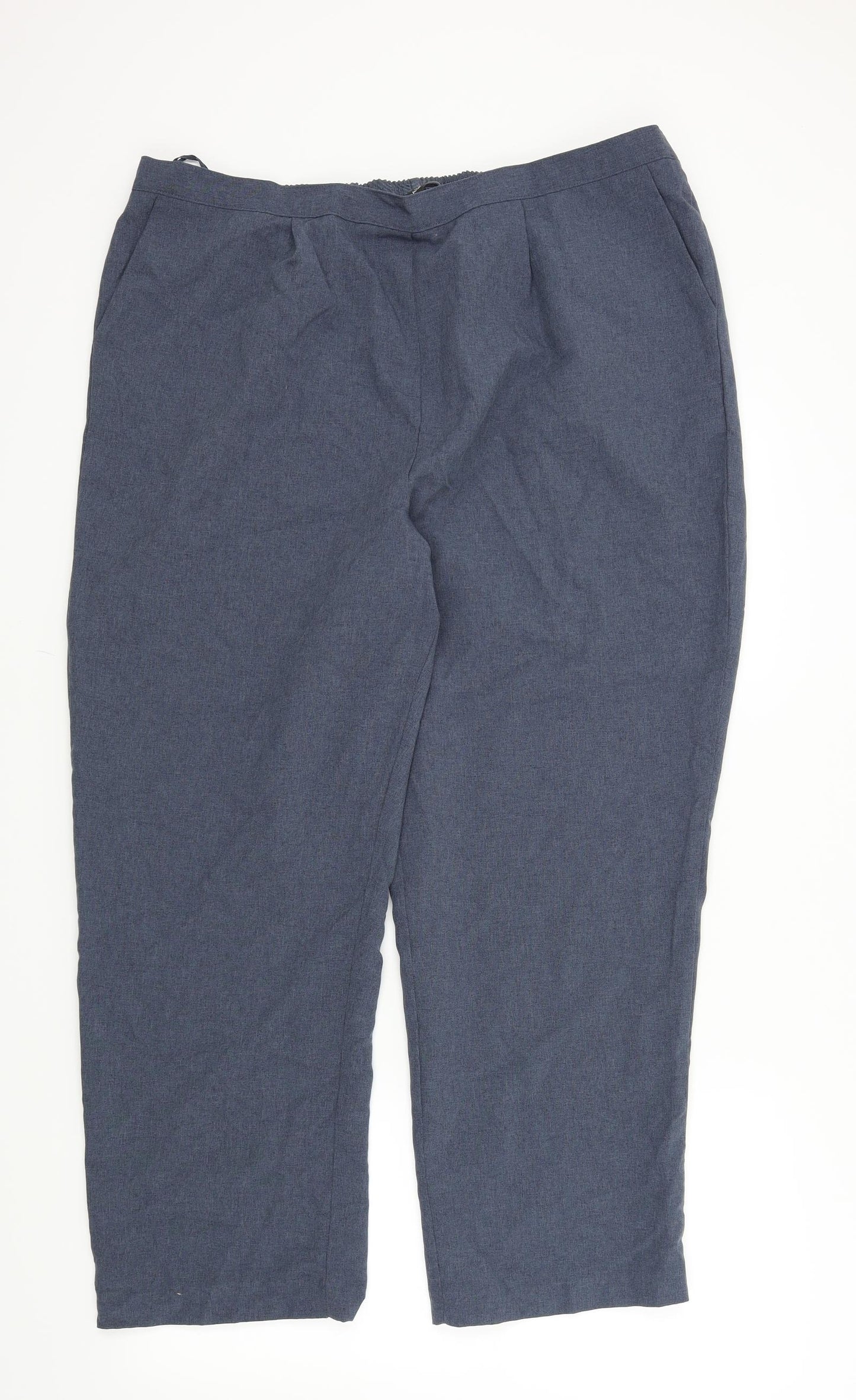 Preworn Womens Blue   Trousers  Size 20 L26 in