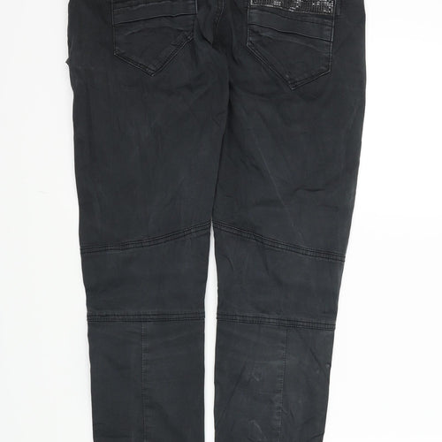Preworn Womens Black   Skinny Jeans Size M L30 in