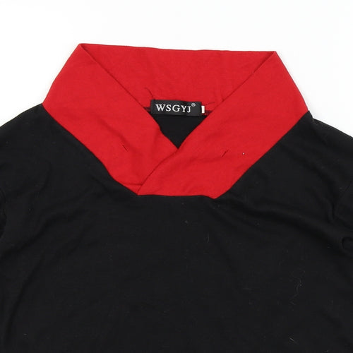 WSGYJ Womens Black   Pullover Jumper Size M