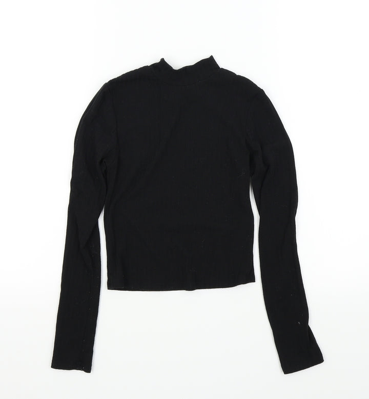 New Look Girls Black   Basic T-Shirt Size 10 Years