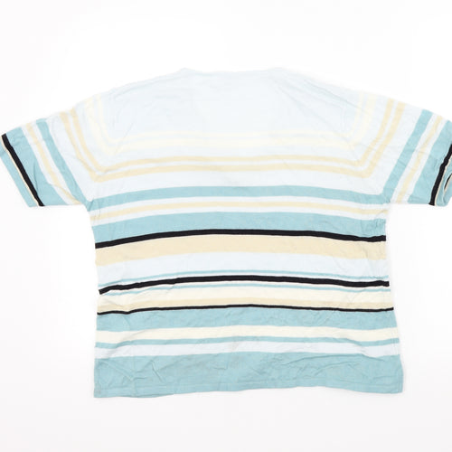 Berkertex Womens Blue Striped  Pullover Jumper Size 16