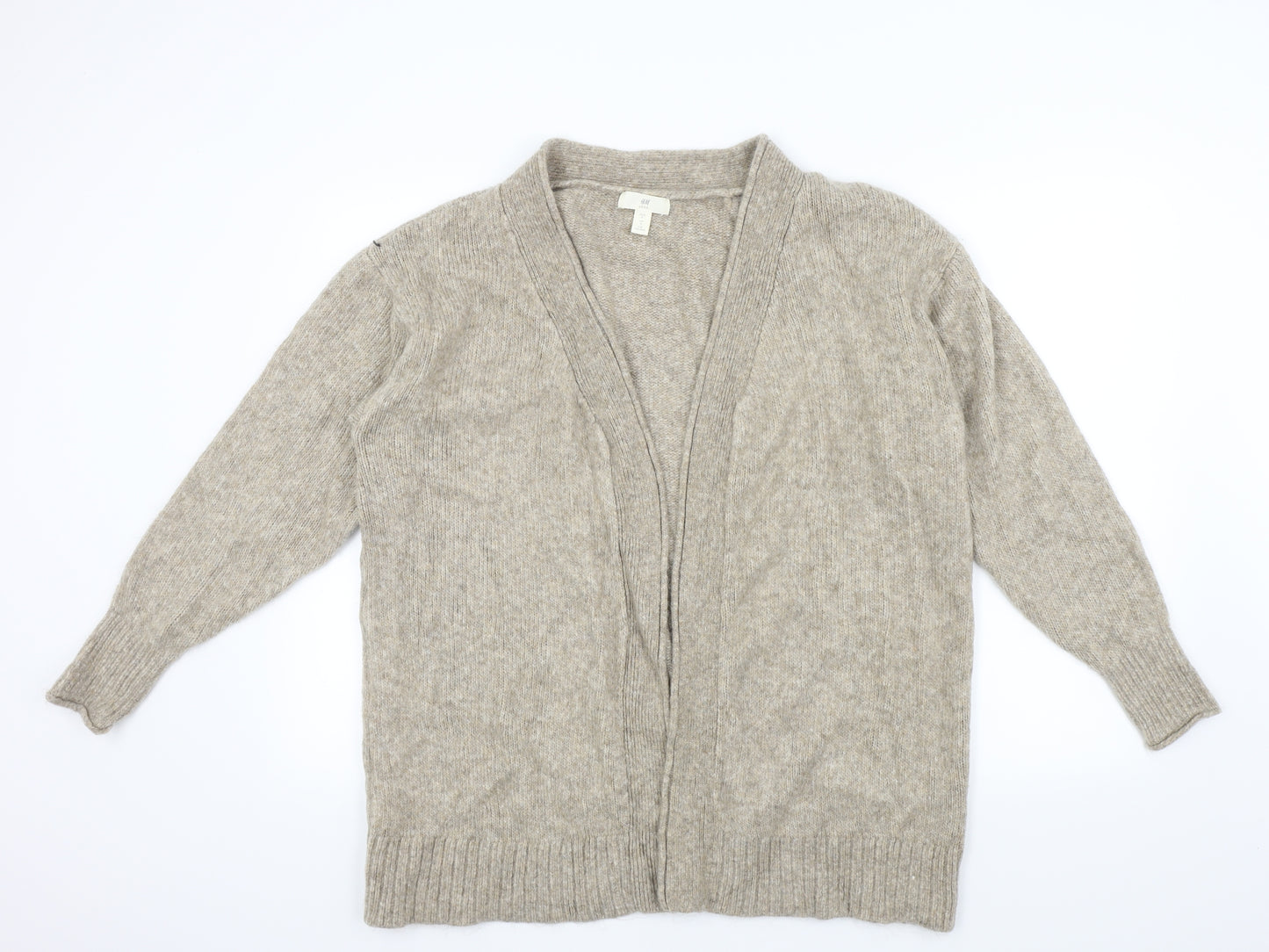 H&M Womens Beige   Cardigan Jumper Size S
