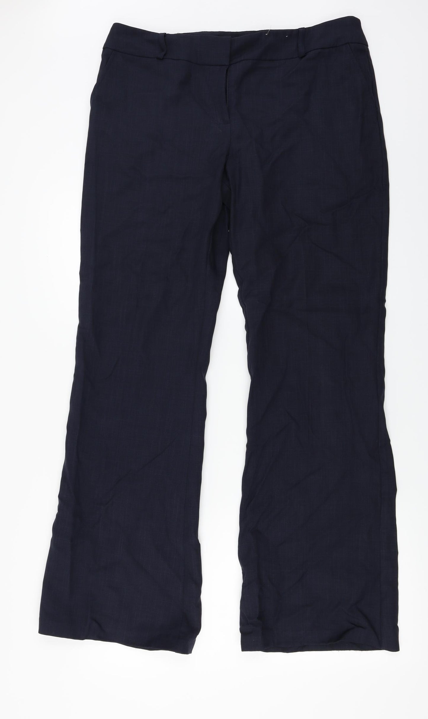 TU Womens Blue   Trousers  Size 14 L28 in